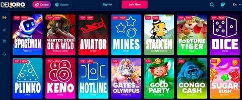 DelOro Casino Jeux